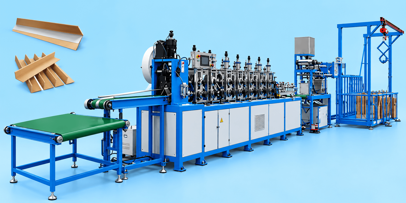 Pack India automatic edge board production machine