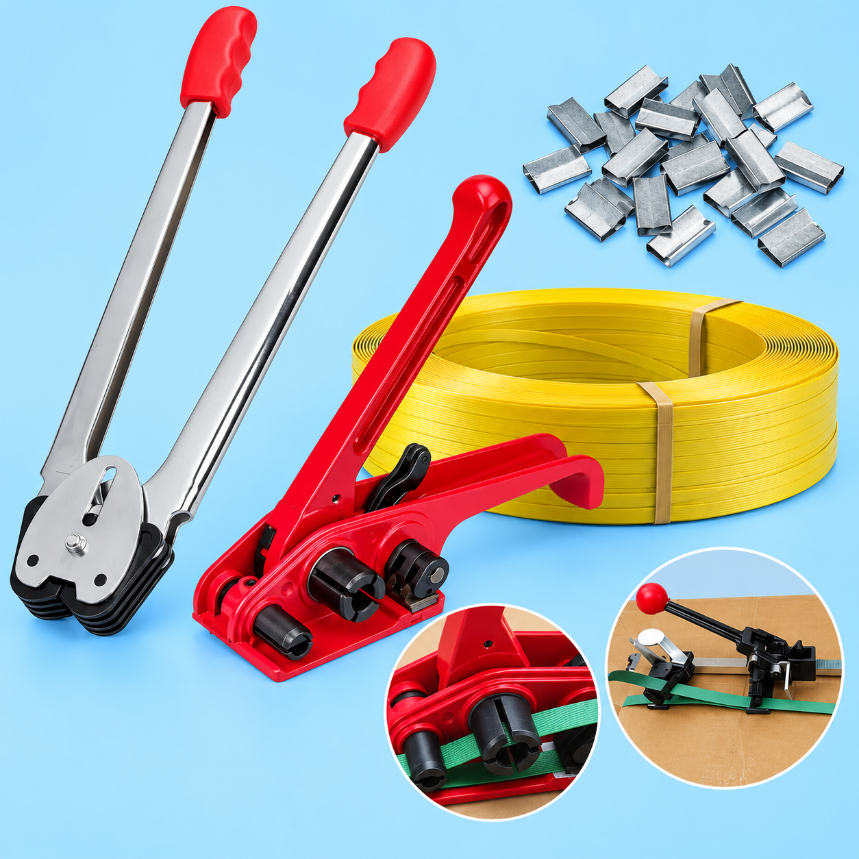 PP & PET Manual Strapping Tool